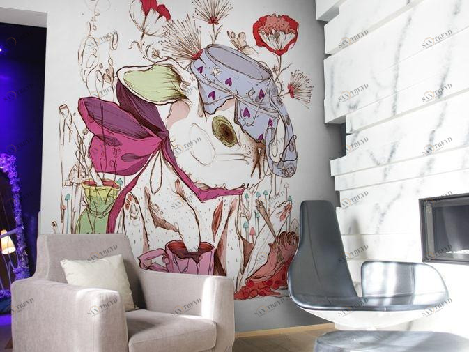 GLAMORA Моющиеся виниловые обои Softly sun-id-1348287