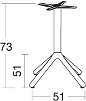 SCAB DESIGN Квадратный стол для договора Nemo sun-id-1463933 - Вид №5