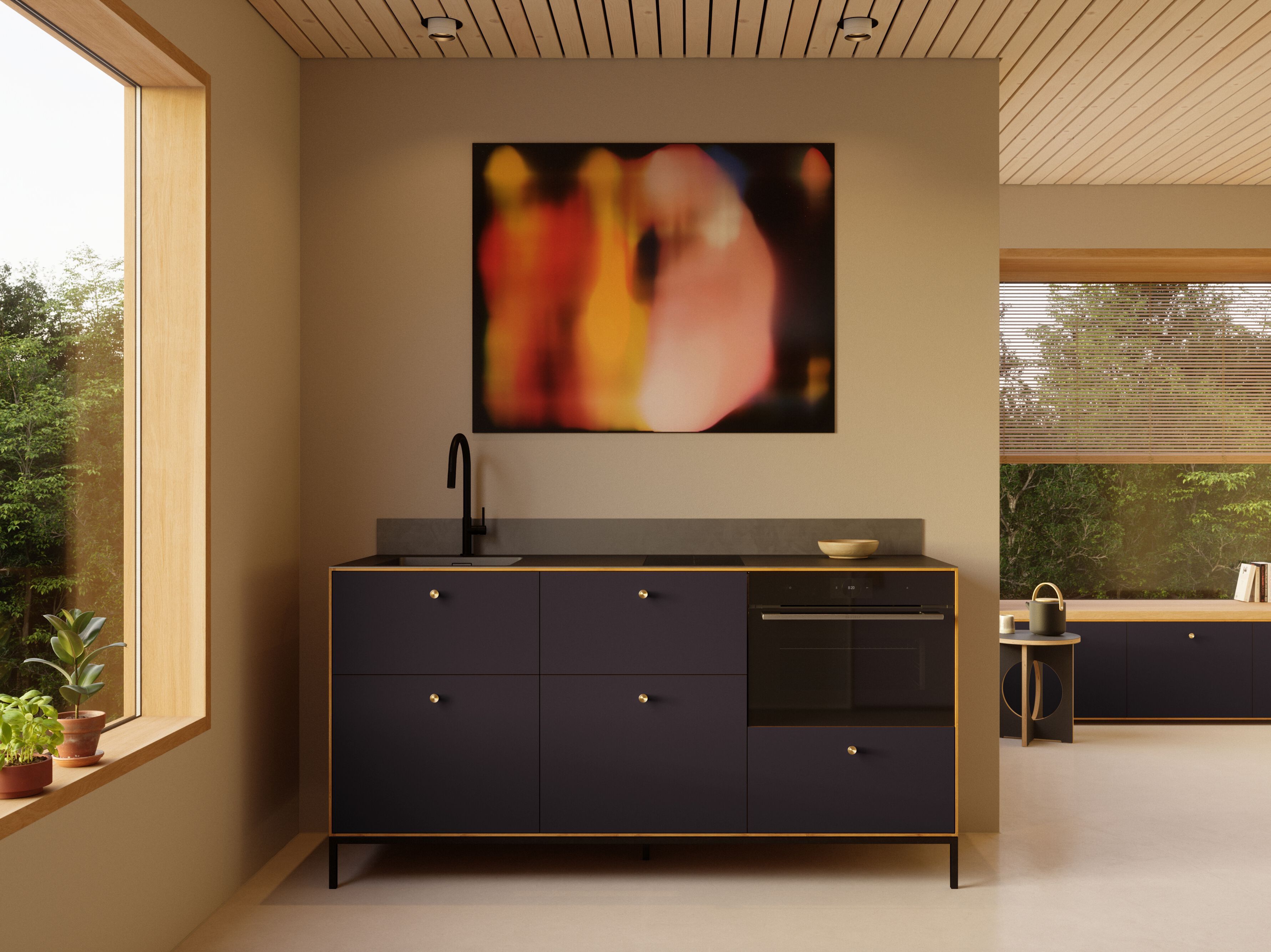 Встроенная кухня Neuvermoebelt TINY KITCHEN "OFFICE" ARCH-00151836 - Вид №1