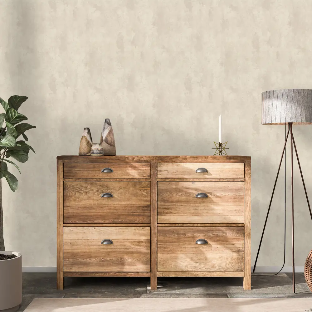 Monte Solaro Beton: флизелиновые обои бежевые с эффектом бетона 88537868 STLM-0819068 - Вид №2