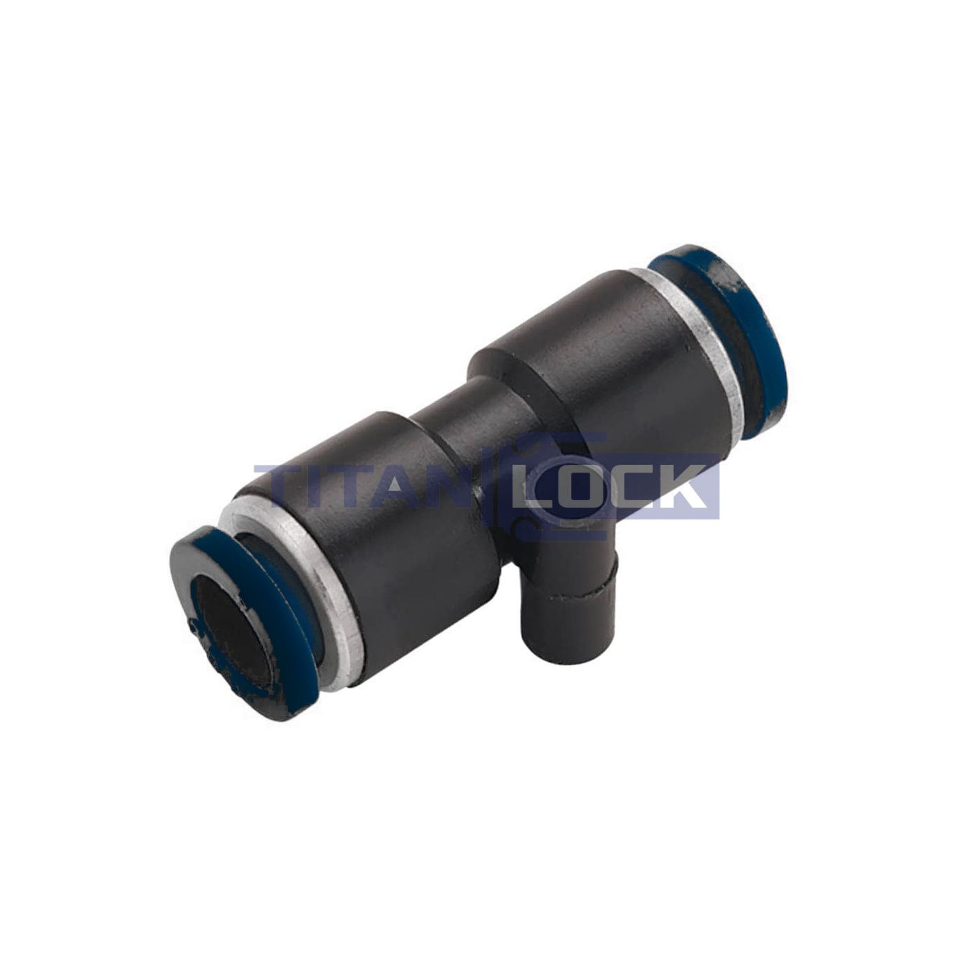 Фитинг цанговый прямой, 6 мм, пластик, тип PUC, TLP-PUC6 TITAN LOCK 