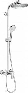 27269000 Crometta S Showerpipe 240 1jet с однорычажным смесителем Hansgrohe