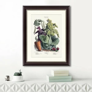 Литография на тонированной бумаге 60х47 см Vilmorin Andrieux & Cie, Альбом №42, 1891г КАРТИНЫ В КВАРТИРУ  093822 Бежевый;белый;зеленый;разноцветный