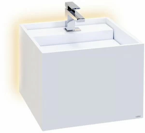 Подвесная раковина настенная овальная Vallvé WALL белая