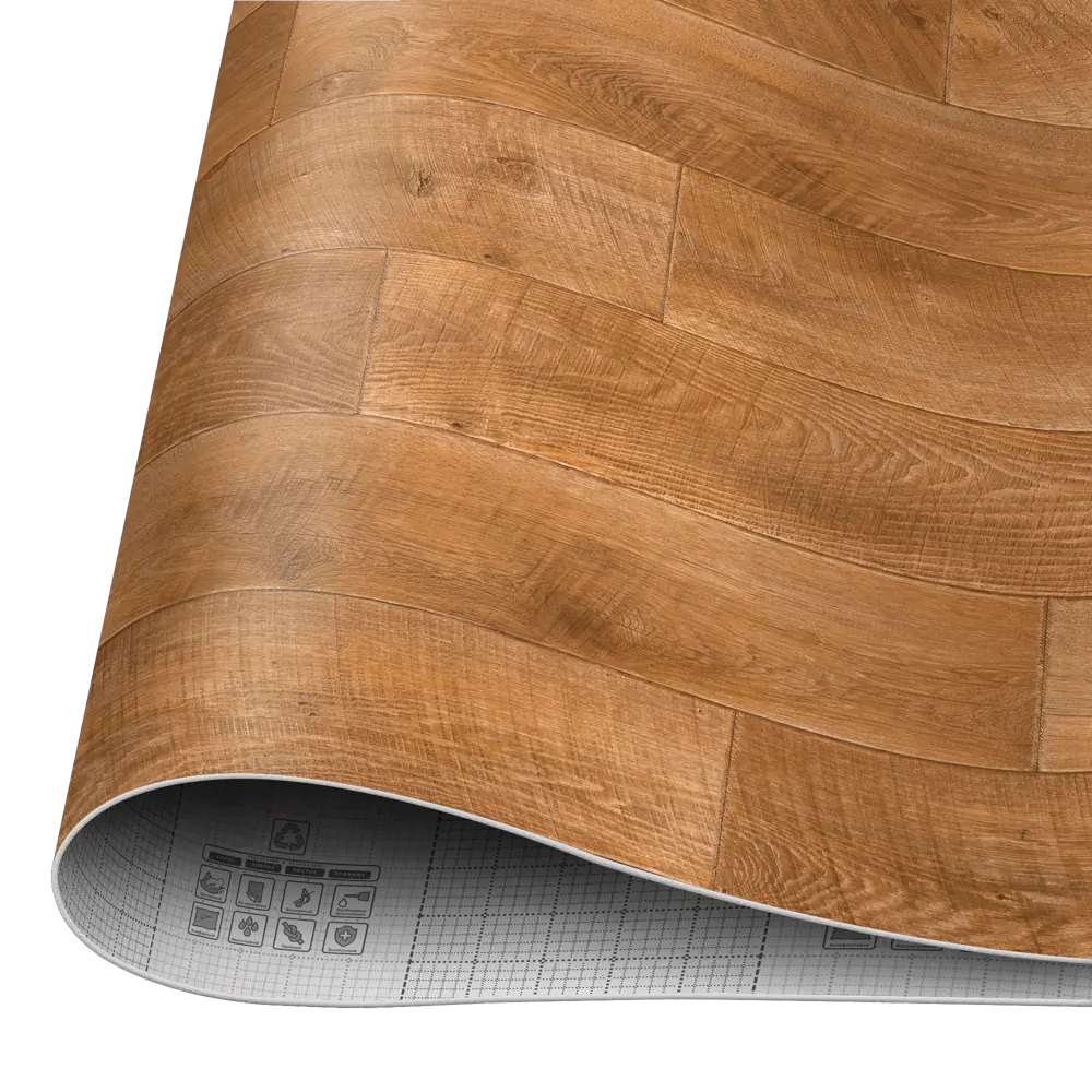 Линолеум полукоммерческий KREAFORTA Катанга 1.5 м - коричневый под дерево 89427483 STLM-1570085 - Вид №1