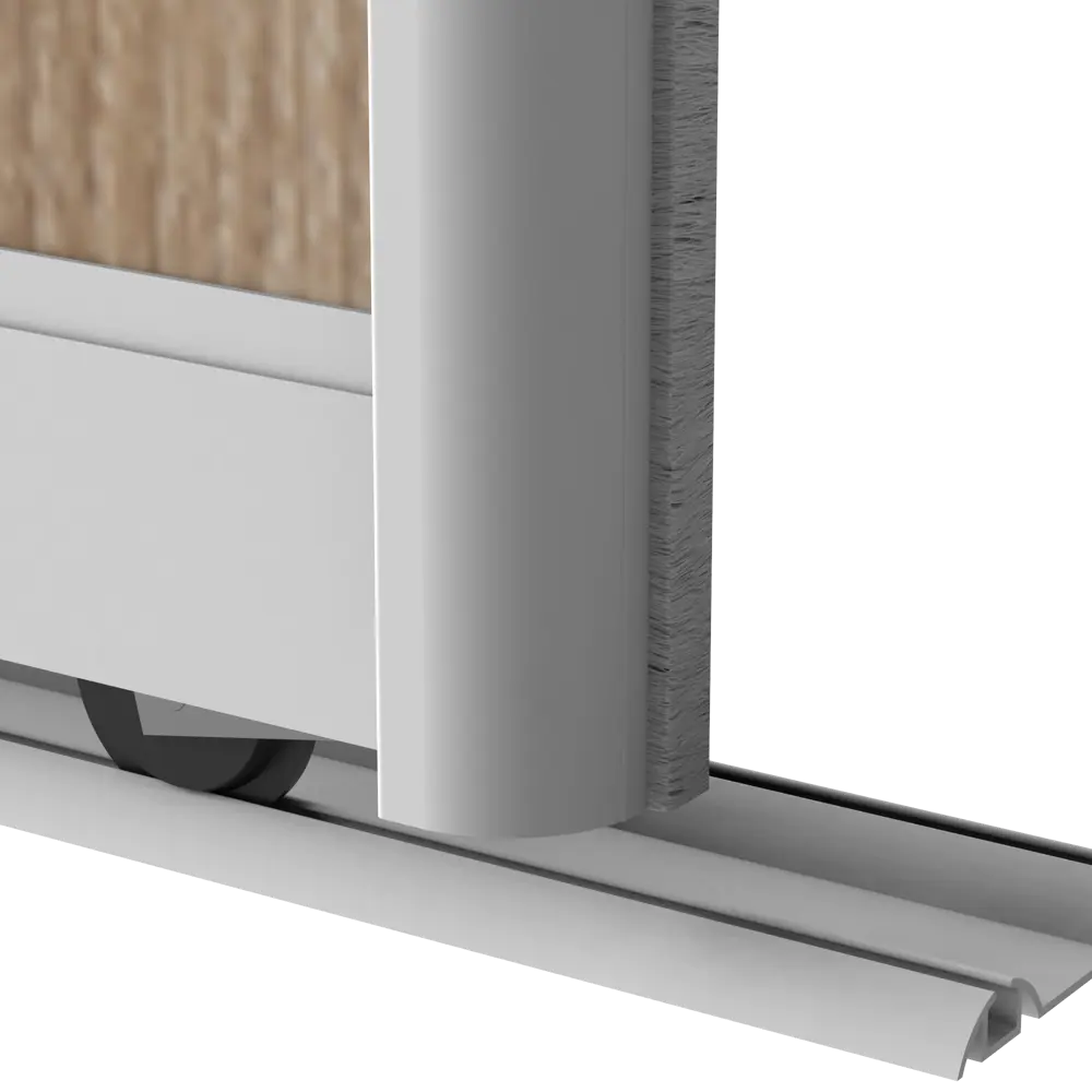 Дверь-купе KONSENSA 244.5x60.4 см МДФ цвет дуб сонома профиль матовое серебро STLM-2203270 - Вид №6