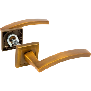 Комплект дверных ручек 27L 170 BK CF, с запиранием, цвет кофе