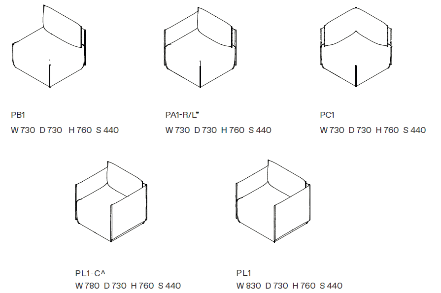 Секционный тканевый диван со встроенным журнальным столиком Ross Gardam ARCH-00134796 - Вид №11