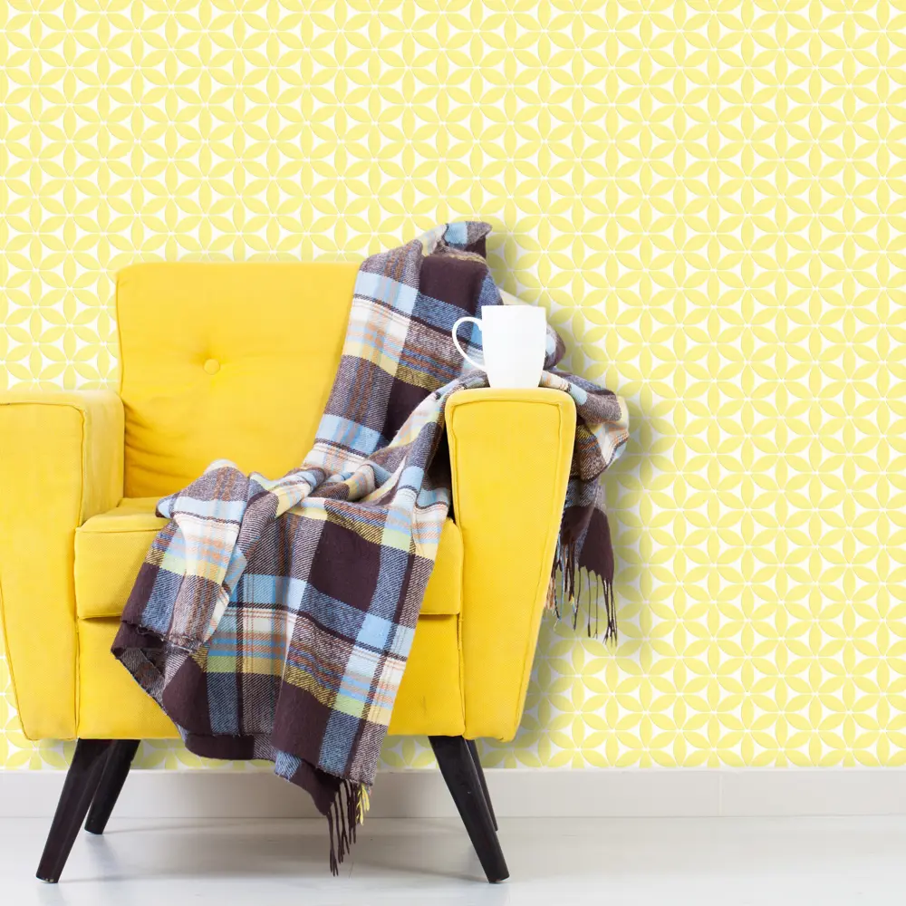 Обои флизелиновые Ромашки жёлтые 0.53 м 69-149/4 Santreyd STLM-2119343 - Вид №4