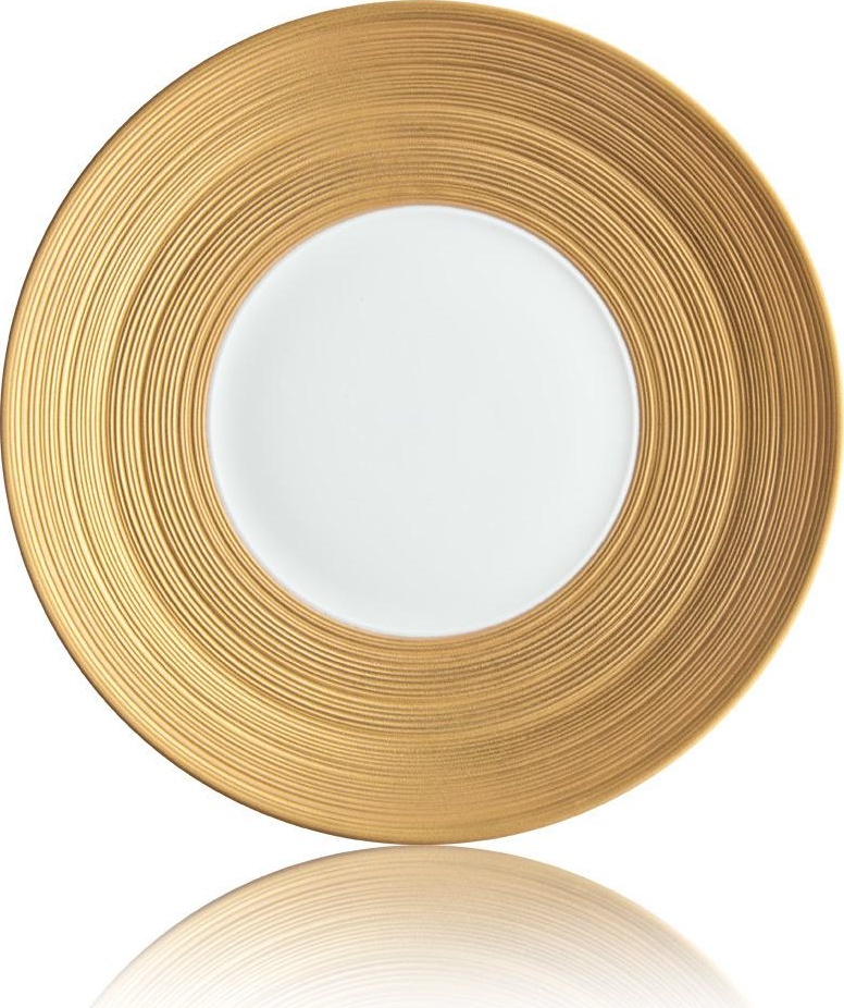 56403 JL Coquet Тарелка десертная 16см "Хемисфер" (золотой) Фарфор 