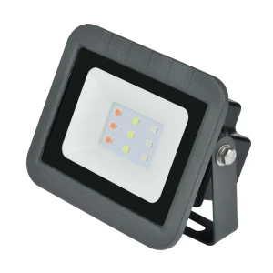 Прожектор светодиодный уличный RGB Volpe Q511 SMD 10 Вт IP65, постоянная плавная смена цветов, пульт д/у