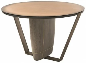 Shake Круглый обеденный стол из дерева