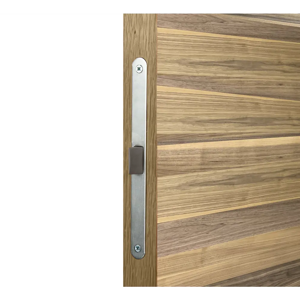 Дверь межкомнатная глухая Loft 70x200 см шпон цвет американский орех с замком и петлями 85325428 STLM-2120378 МАРИО РИОЛИ  - Вид №1