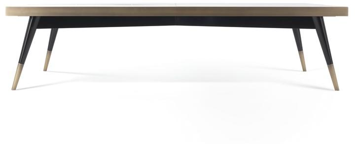 Gianfranco Ferré Home Прямоугольный стол из мрамора сахара нуар Mayfair Maf.124.a - Вид №3