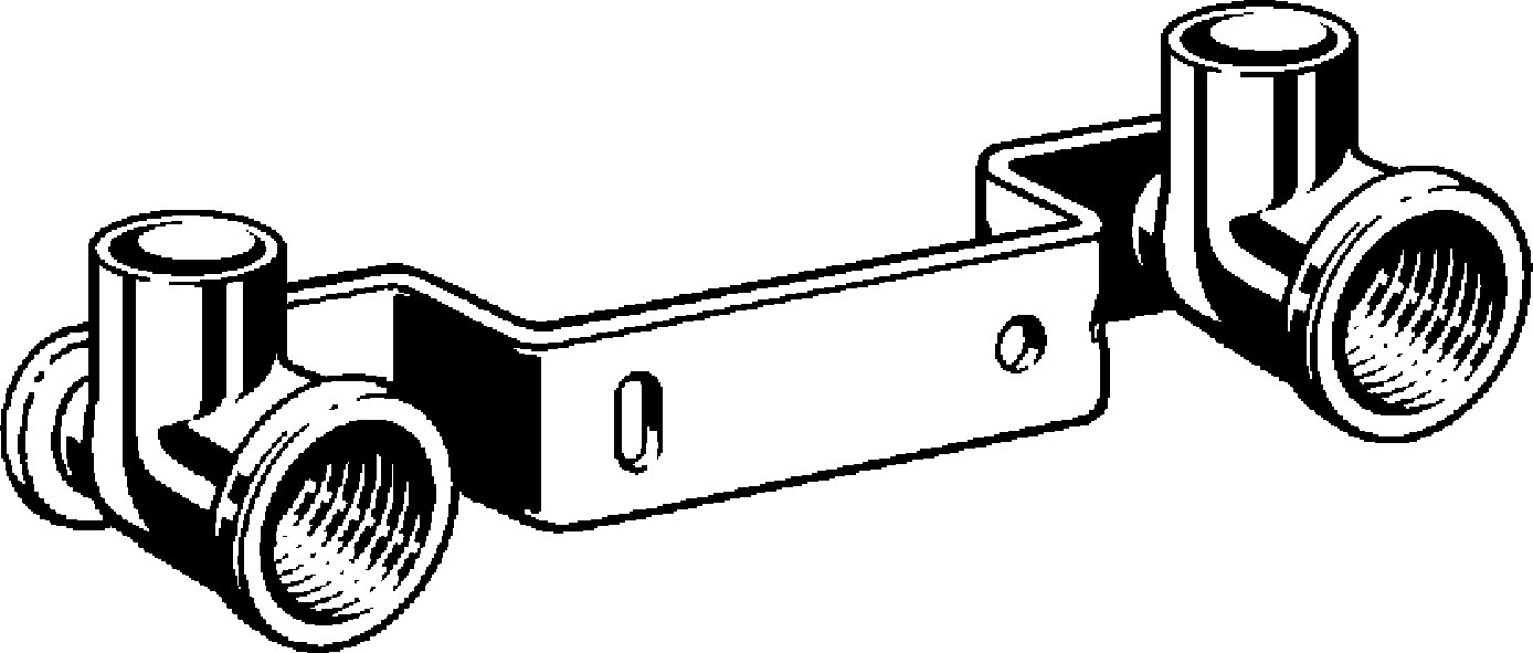 105 990 Модель 94476EX Трубопроводные системы  Фитинги для пайки  Монтажные узлы Santreyd  - Вид №1