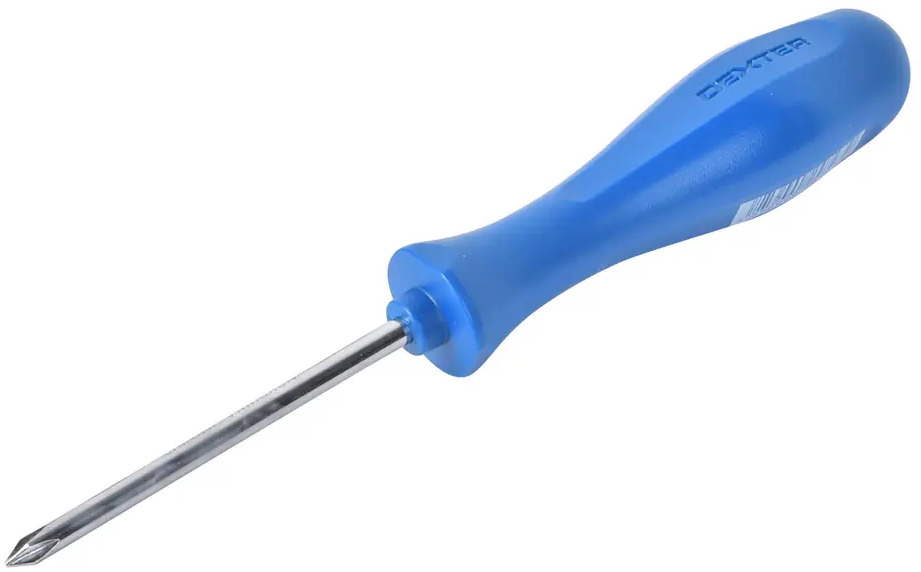 Крестовая отвертка Dexter Basic PH1 с эргономичной ручкой 18149196