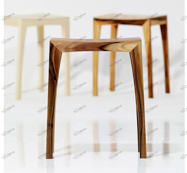 sixay furniture Низкий деревянный табурет в современном стиле Otto sun-id-1371450