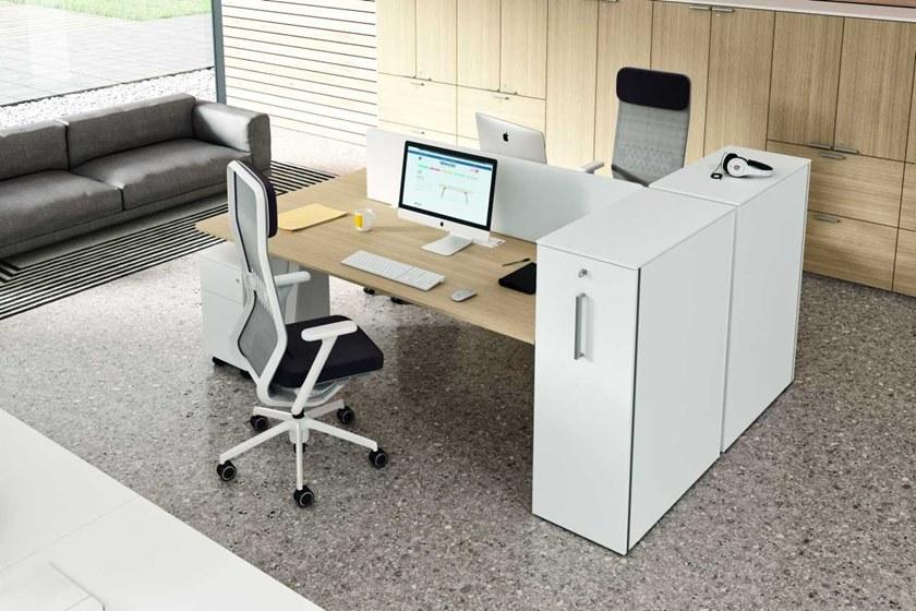 Bralco Офисный шкаф из дуба с распашными дверцами с замком Aba sun-id-1424056 - Вид №2