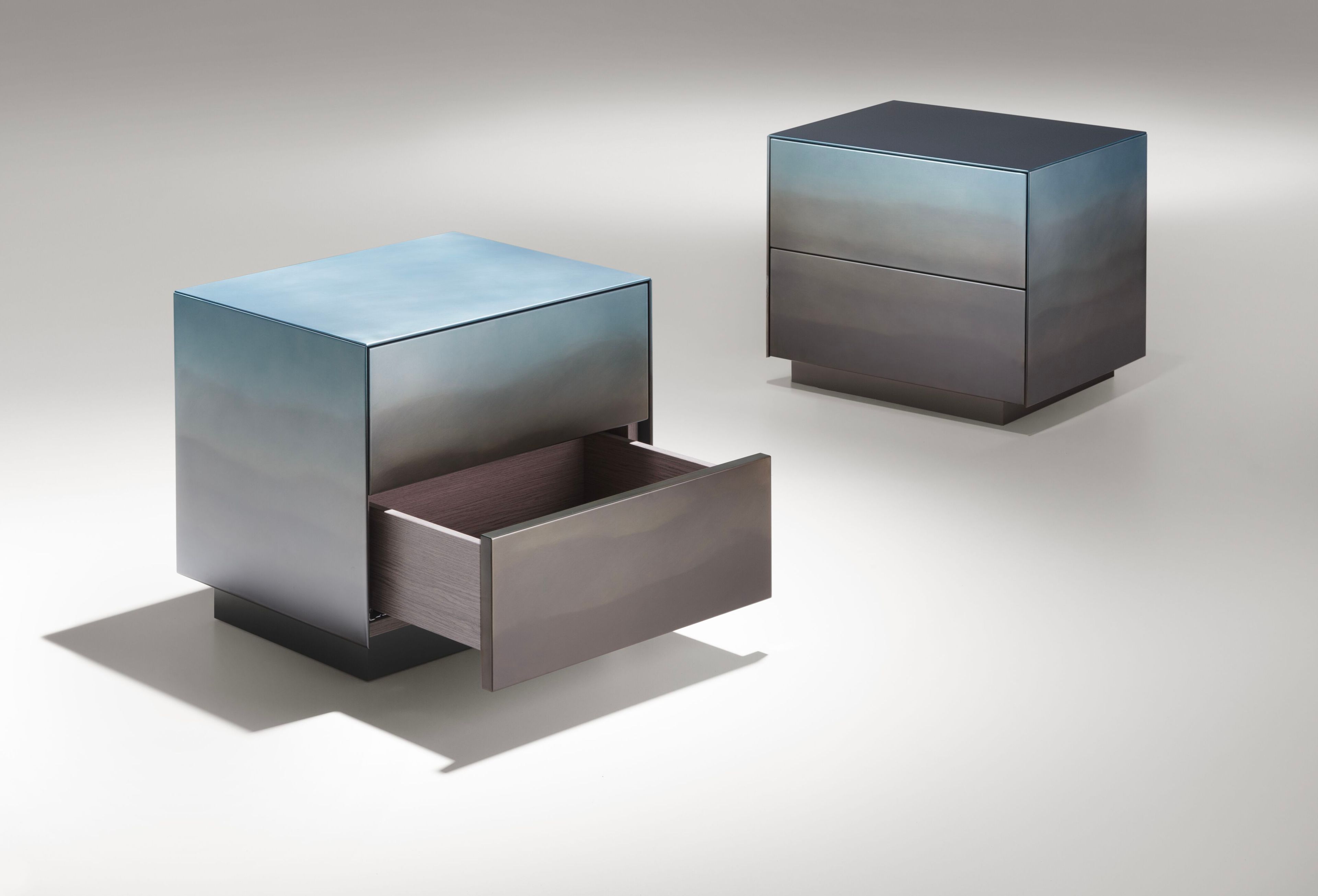 Металлическая прикроватная тумбочка с ящиками DE CASTELLI Marea ARCH-00149578 - Вид №2