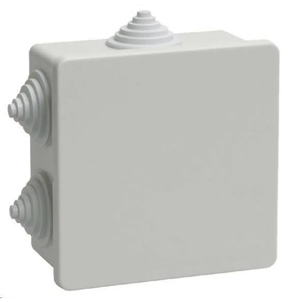 Распределительная коробка открытая Mirkl D 120x80x50 мм 6 вводов IP55 цвет серый Santreyd STLM-2209419