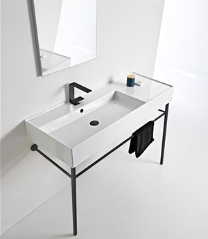 10062 Scarabeoceramica Консоль для умывальника 100 см Teorema2.0 Teorema 2.0 Santreyd