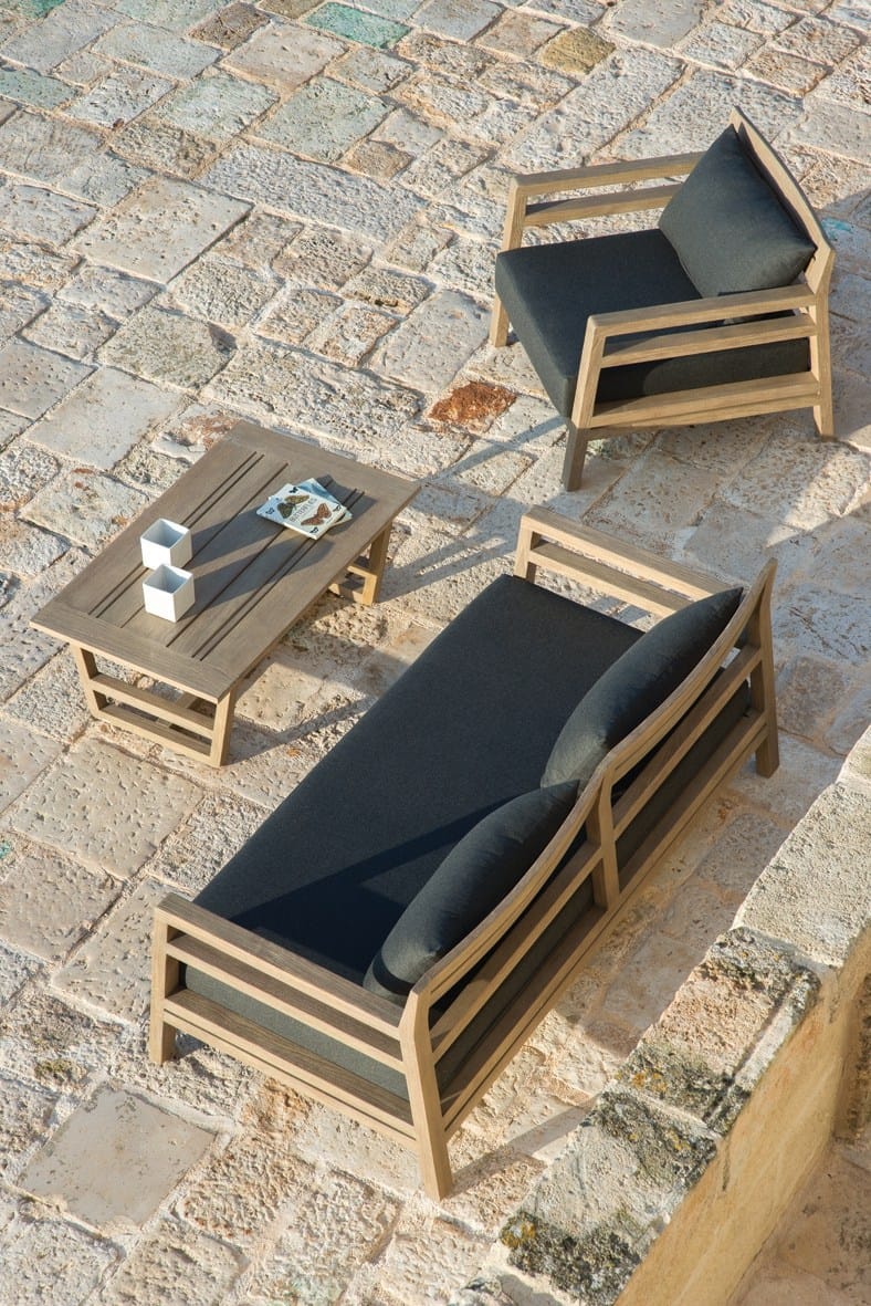 Прямоугольный садовый стол из тикового дерева Ethimo Costes ARCH-00118278 - Вид №7