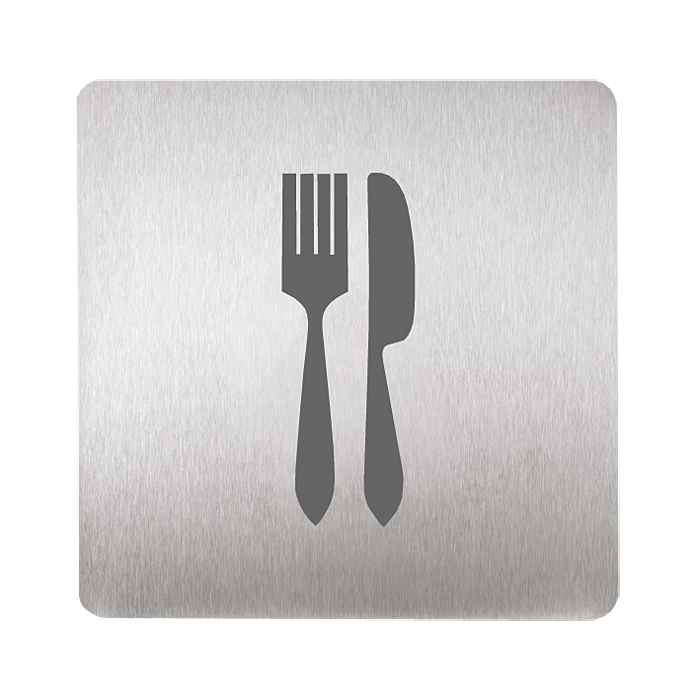 95443 Табличка - вилка и нож SANELA 