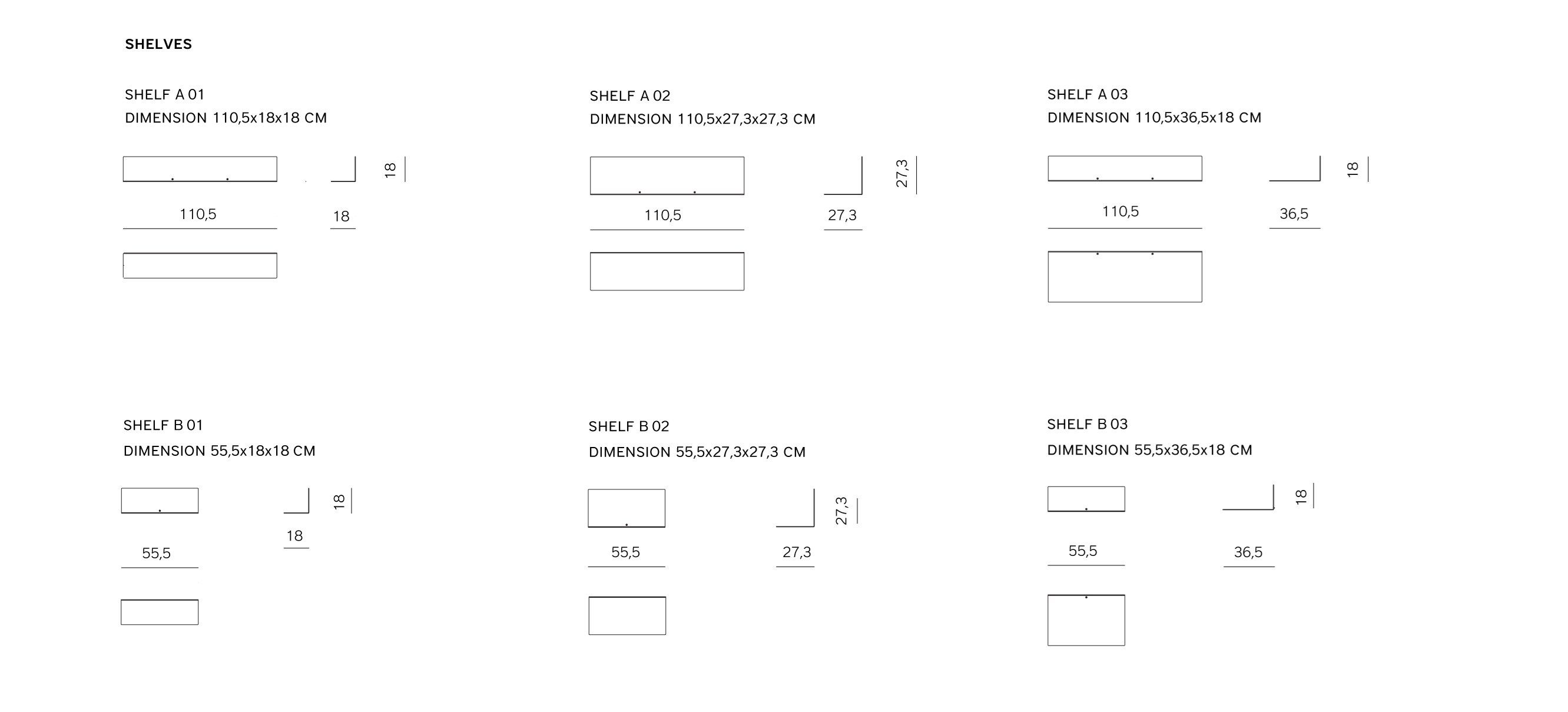Алюминиевый подвесной книжный шкаф prostoria Shtef ARCH-00082808 - Вид №4