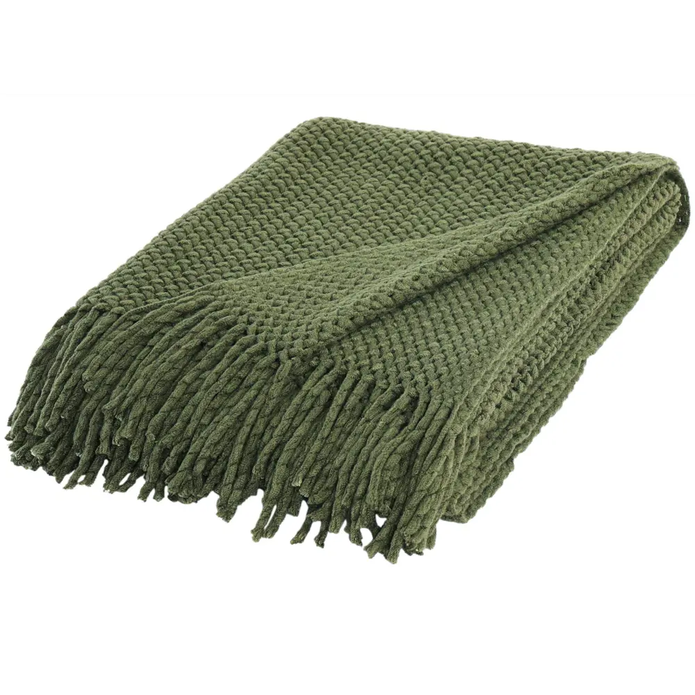 Плед Натали 150x200 см полиэстер цвет зеленый Santreyd STLM-2058927