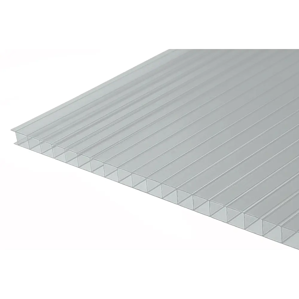 Поликарбонат сотовый 10 мм 2x1.05 м Rational прозрачный 89150207 STLM-2066198 