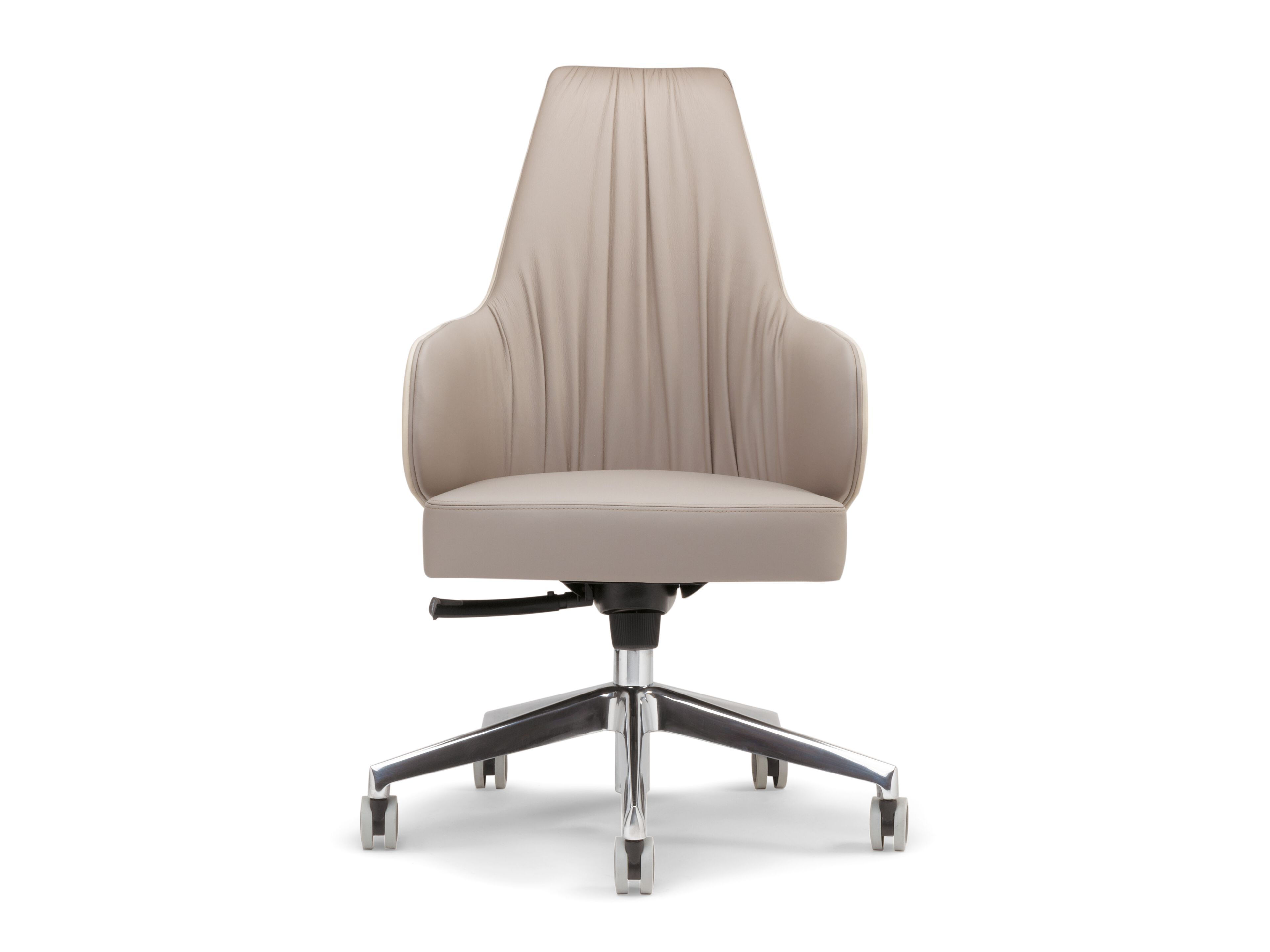 Тканевый поворотный стул с колесами с подлокотниками Riccardo Rivoli MIA 210 OFFICE ARCH-00044361