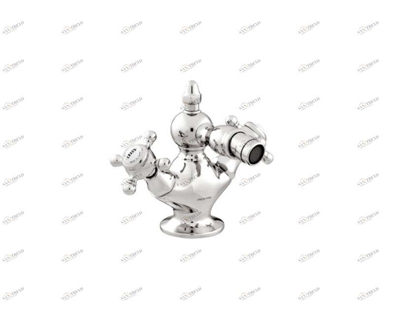 035021.000.62 Смеситель для биде на одно отверстие Сатин никель Mestre RETRO