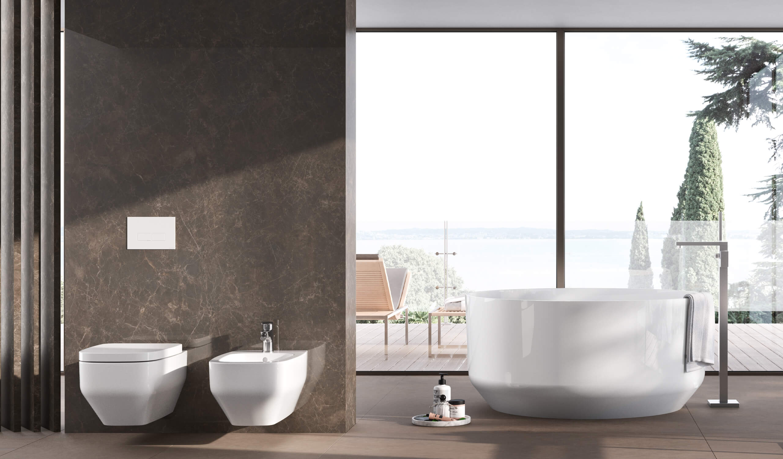 Керамическое подвесное биде Gruppo Geromin Fio ARCH-00032019 - Вид №2