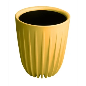 Горшок для цветов EVERGREEN DESIGN Сигма квадратный медовый 25×30 см 89363920