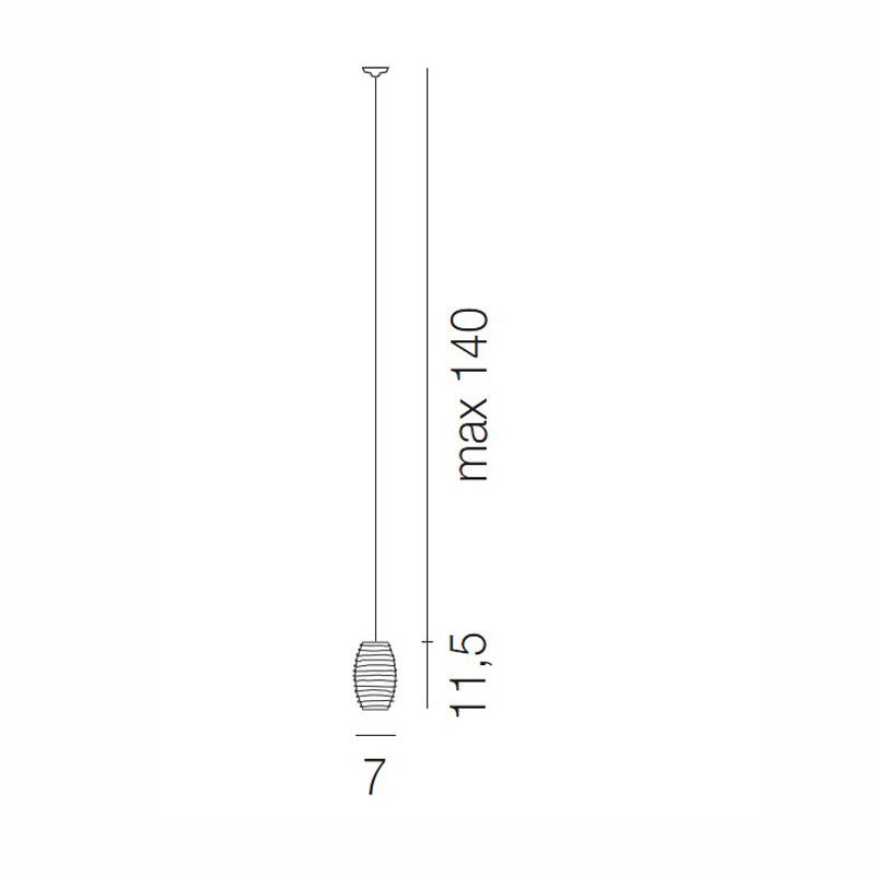 Подвесной светильник SP DAMASCO P TO NI от Vistosi VISTOSI ДИЗАЙНЕРСКИЕ 243354 Желтый  - Вид №2