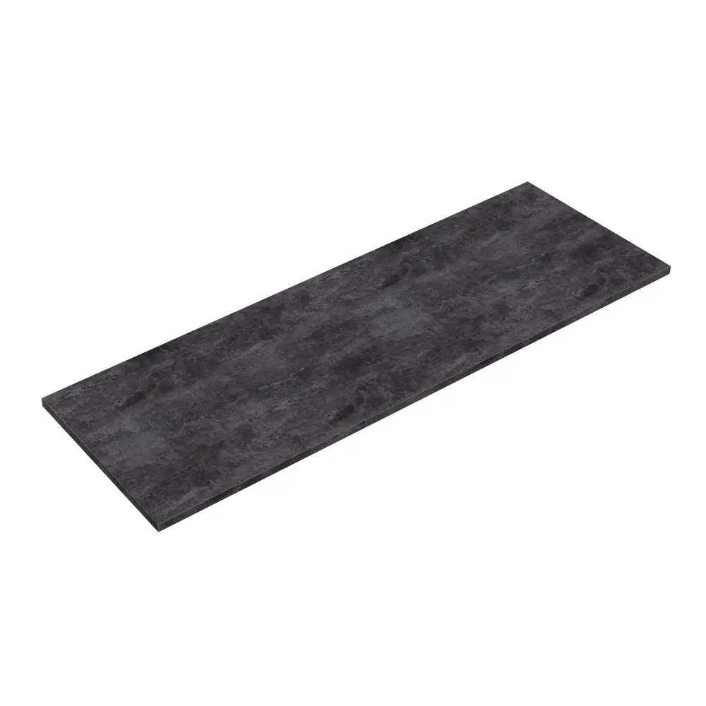 Столешница KONSENSA Бетон темный 80x120x3.8 см ДСП цвет серый ДСП Прямой угол STLM-2050314 - Вид №5