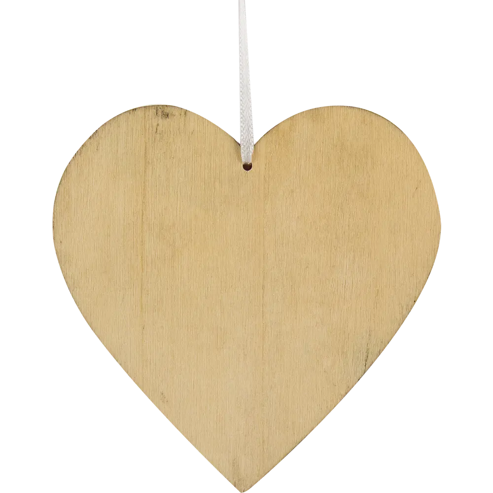 Украшение ёлочное «Сердечко», 11 см, дерево, цвет розовый Santreyd STLM-2053735 - Вид №2