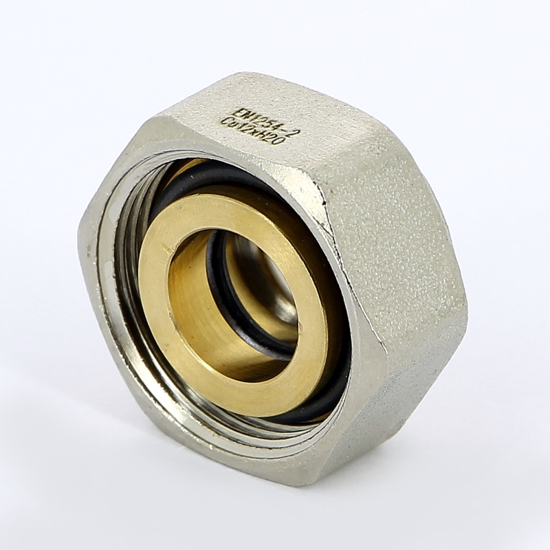 Соединитель для медной трубы обжим EMMETI 12х(М24х19) 01321412 - Вид №3