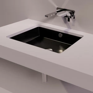 S59NERO Накладная раковина под столешницу  прямоугольная Simas Agile