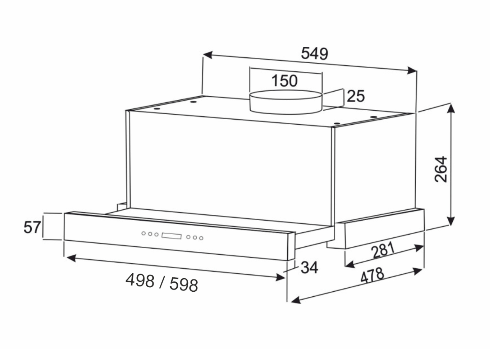 5352262 Вытяжка телескопическая EXITEQ EX-1146 черный/черный STDN-0062341 - Вид №17
