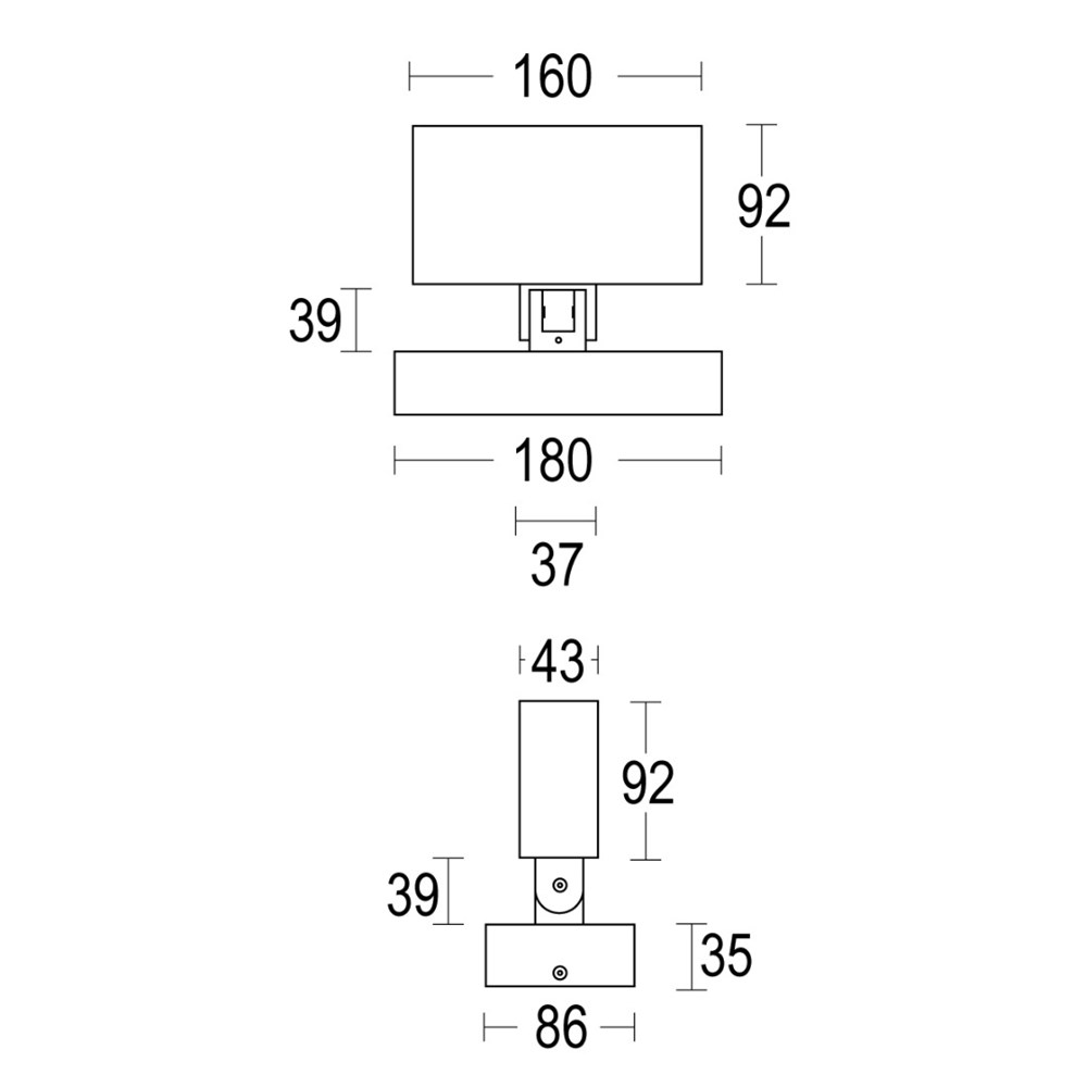 Edge Spot 5L Ghidini Edge Spot .05 Темно-Cерый (Матовый)  - Вид №1