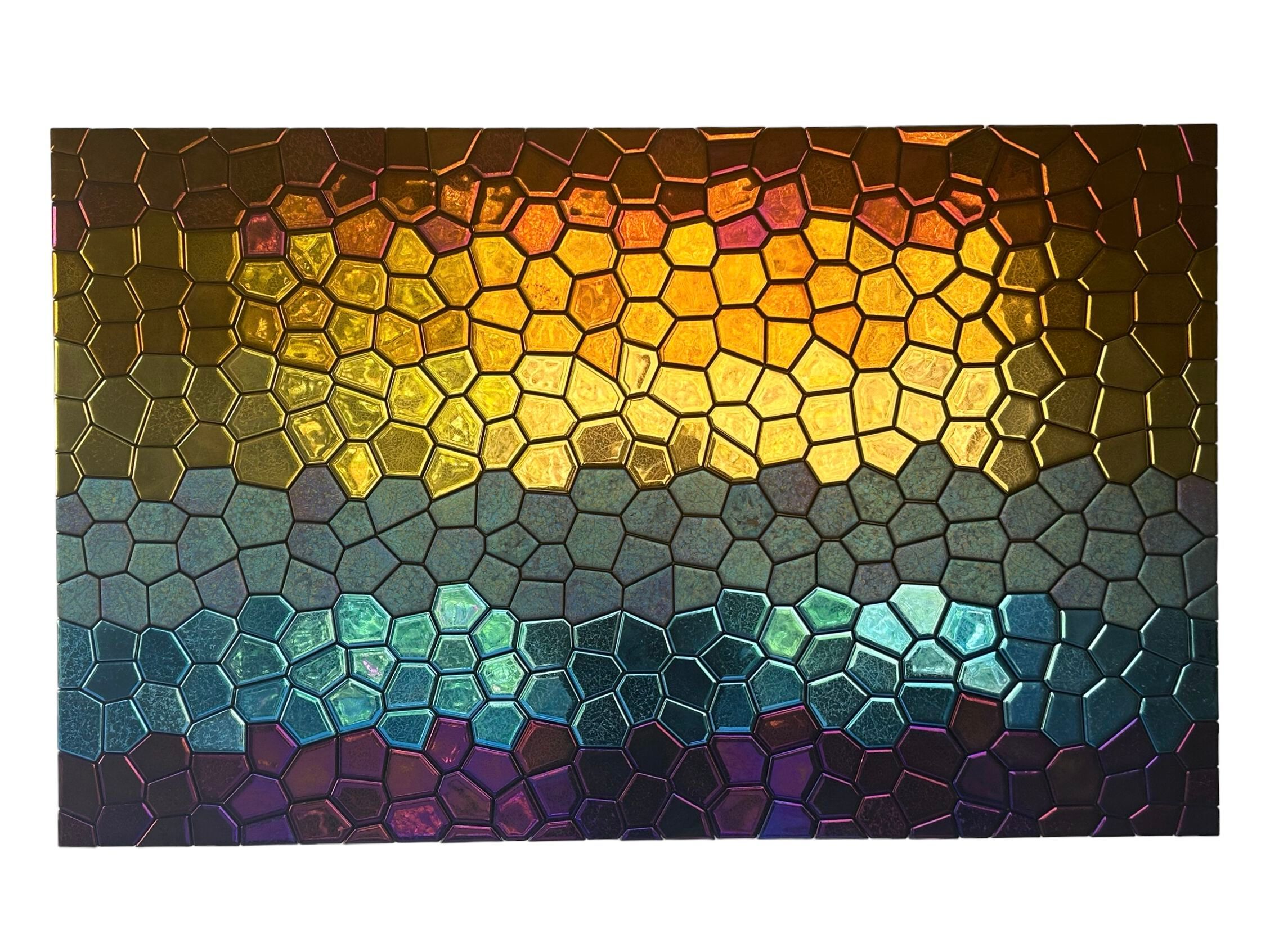 Декоративный предмет стеклянной стены PlusObject Polygonal Mosaic ARCH-00151215 - Вид №6