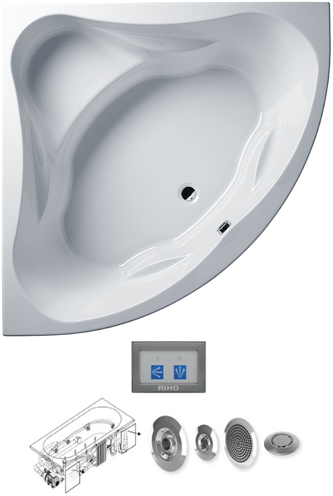 BC3500500000000_top1 Гидромассажная ванна Riho Neo Santreyd - Вид №3