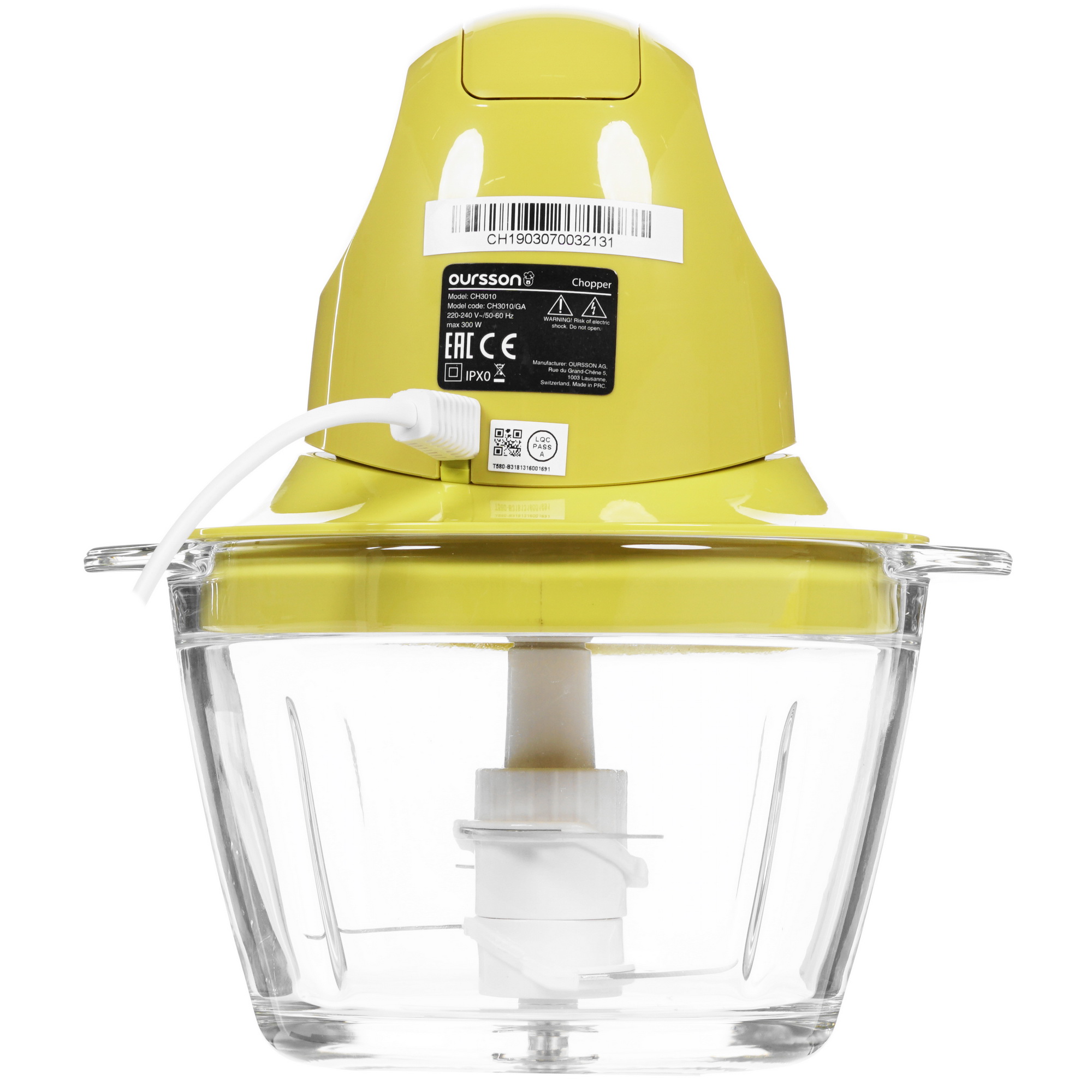 8153330 Измельчитель  Oursson CH3010/GA зеленый STDN-0073191 - Вид №4