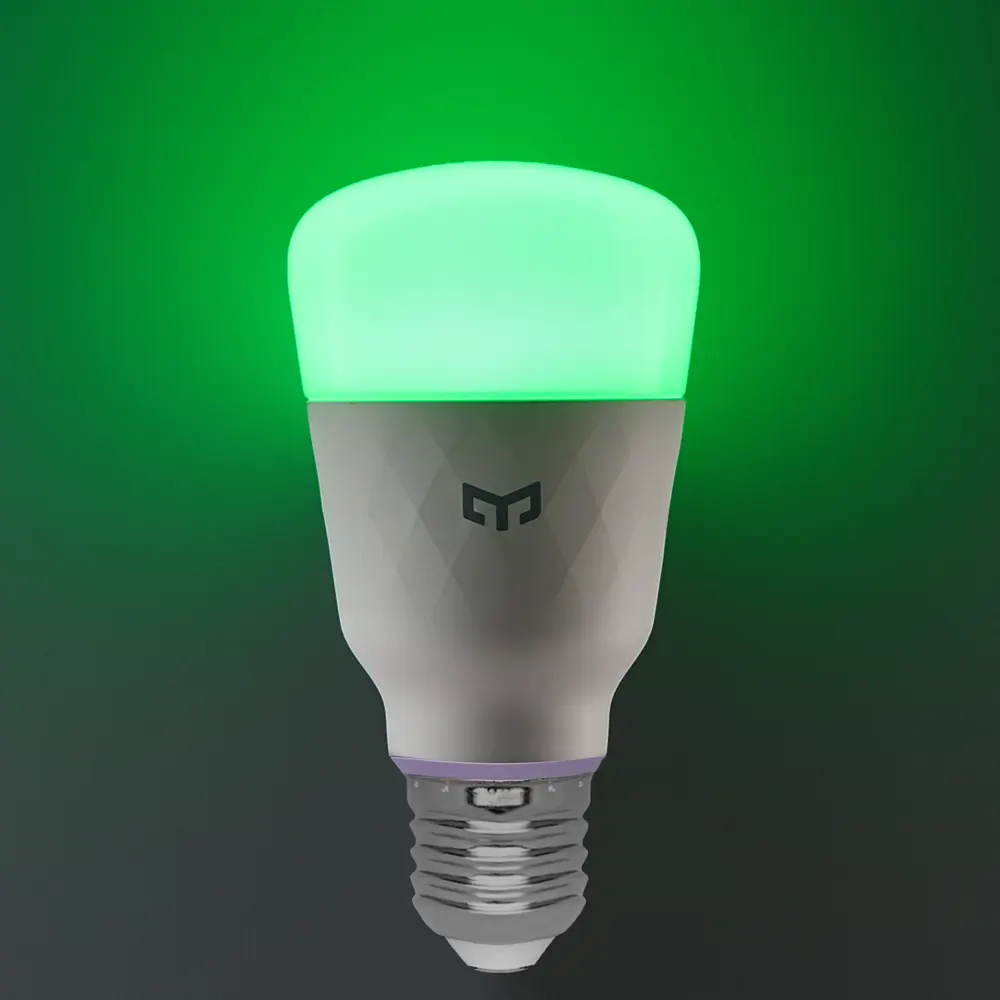 Лампа умная светодиодная Yeelight E27 200-240 В 10 Вт груша матовая 800 лм регулируемый цвет света RGBW для диммера STLM-2194174 - Вид №5