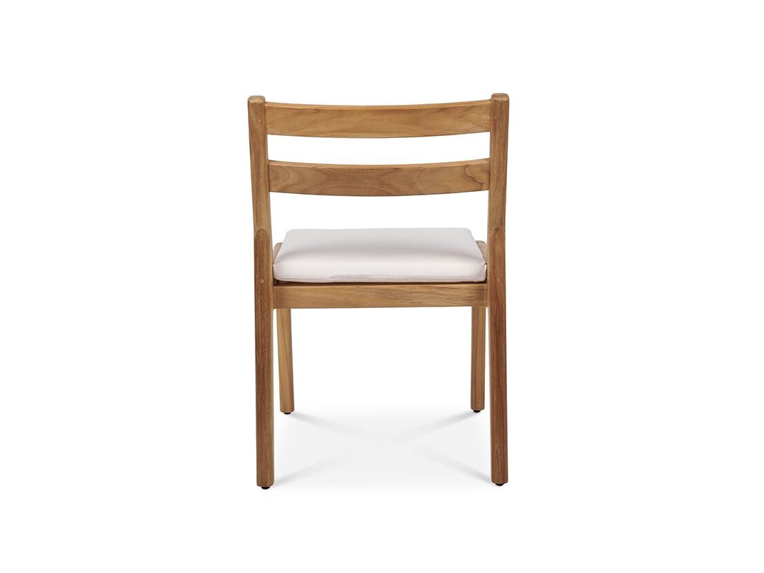 Стул из тикового дерева с мягким сиденьем Walters Laurel ARCH-00025326 - Вид №2