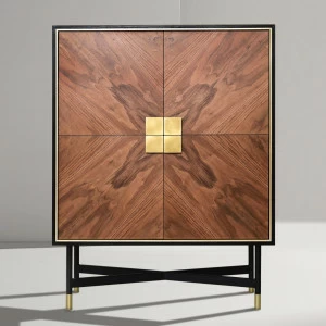 Барный шкаф с 2 дверцами американский орех Reframe ACWD REFRAME 00-3981946 Коричневый