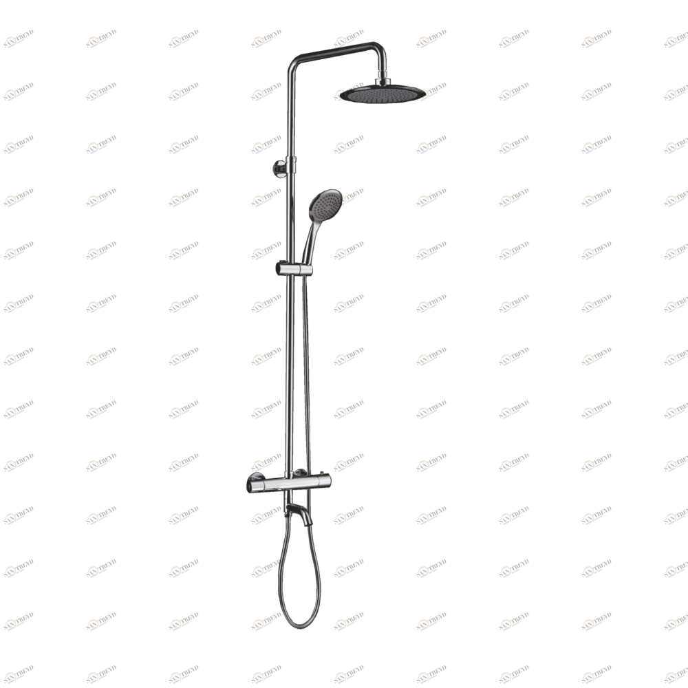 GZ 25070 Душевая система с термостатом Ganzer Хром Ganzer Германия 13907