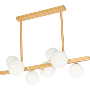 Светильник подвесной Escada 1164/7P, 7 ламп, 12 м², цвет золотистый/белый