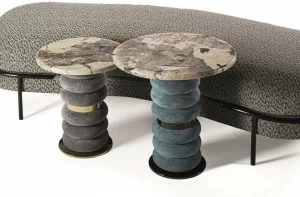 Longhi Журнальный столик из мрамора Loveluxe 2020 – sartoria collection